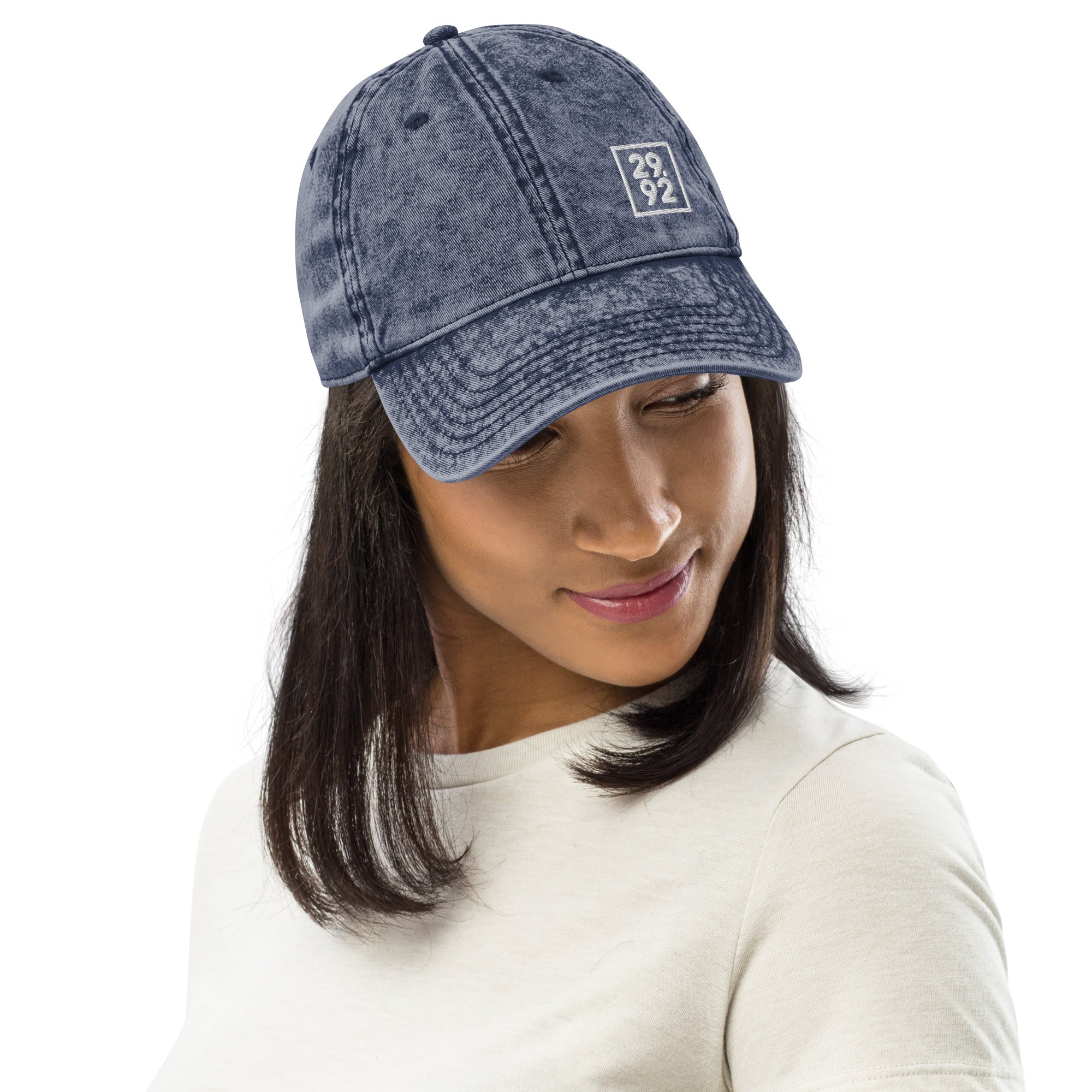 Ladies Vintage Cotton Twill Cap – 29.92