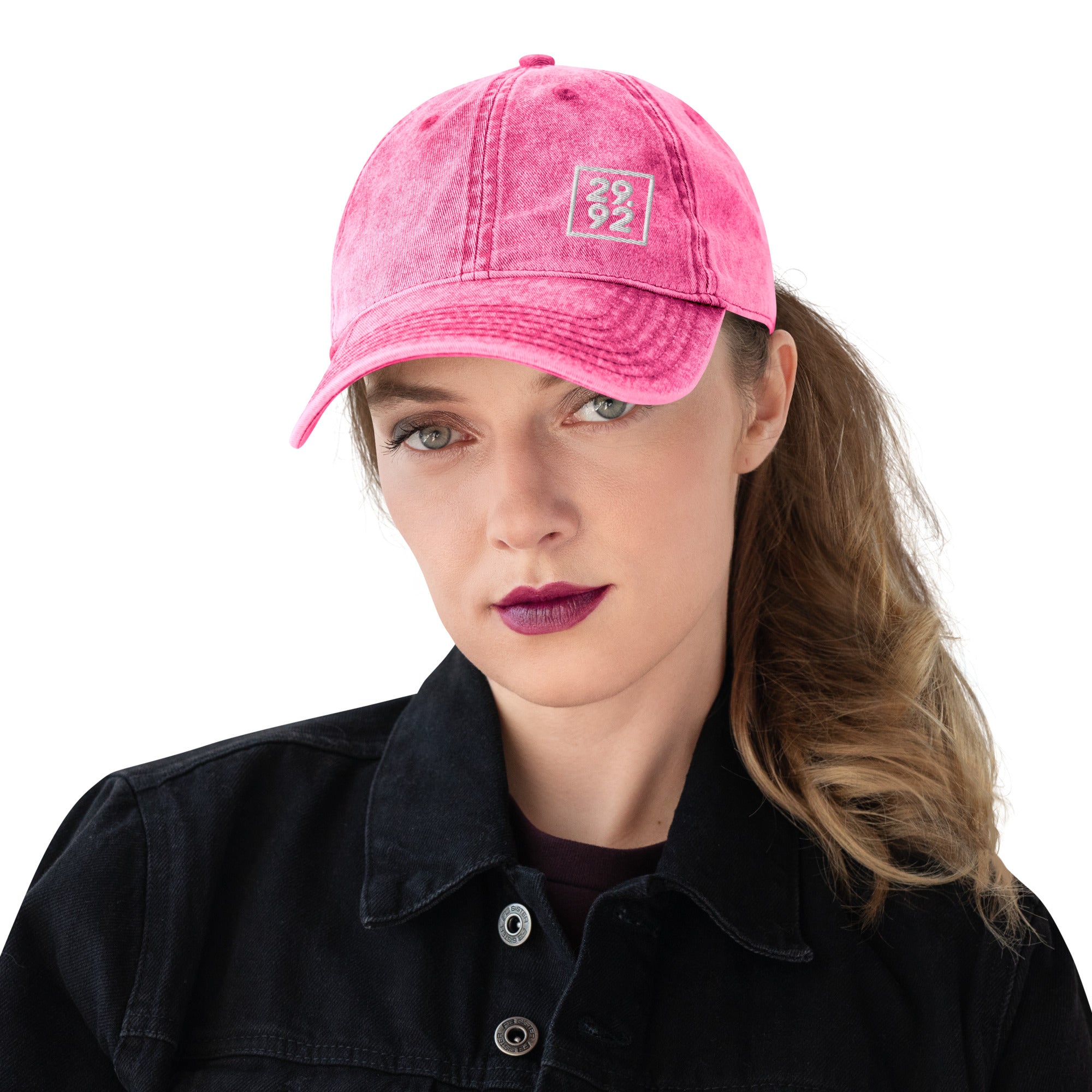 Ladies Vintage Cotton Twill Cap – 29.92